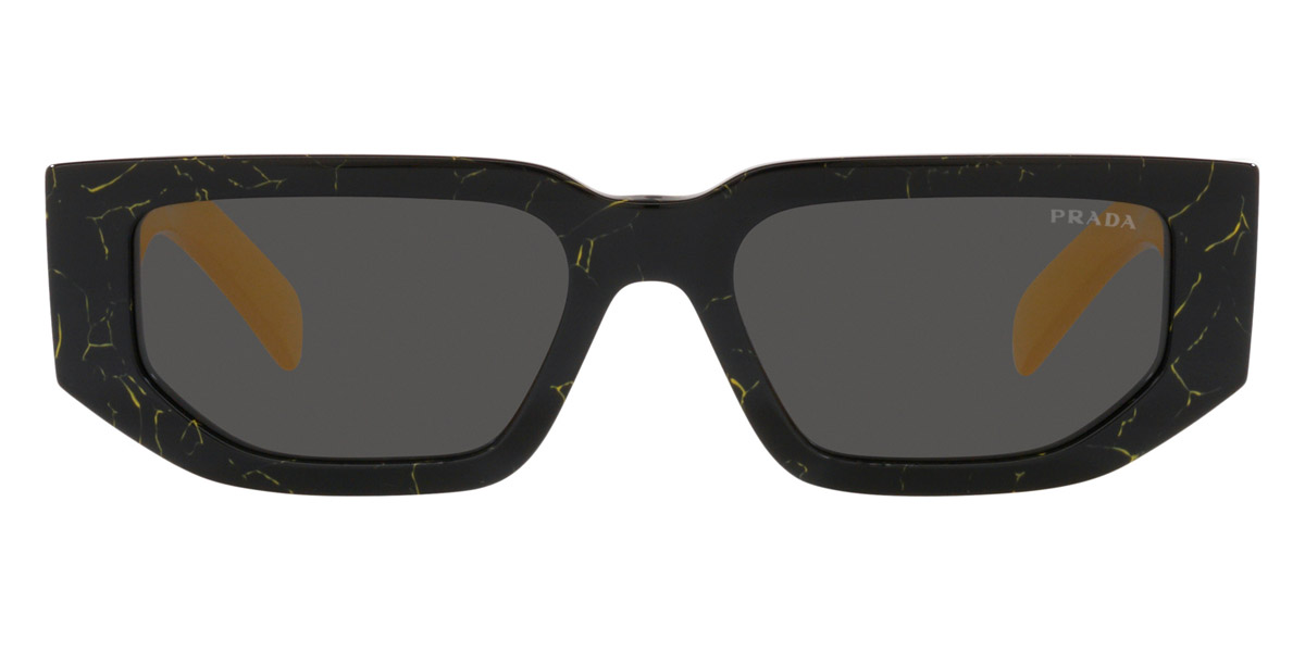 Prada Pr Zs D S Black Yellow Marble Sunglasses