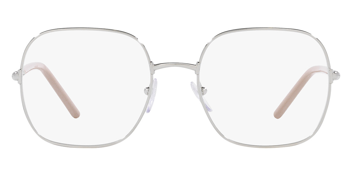 Prada Pr Wv Bc O Silver And Powder Eyeglasses