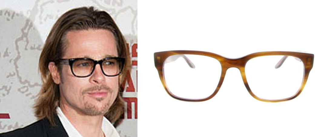 Brad Pitt and His Favorite Glasses – EyeOns.com