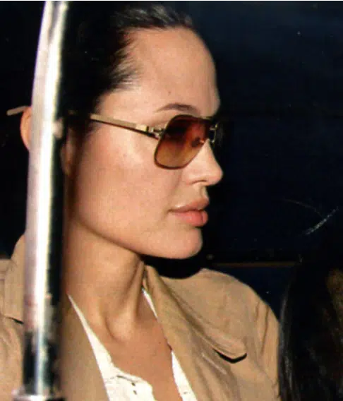 Angelina Jolie wearing MYKITA ROLF Sunglasses