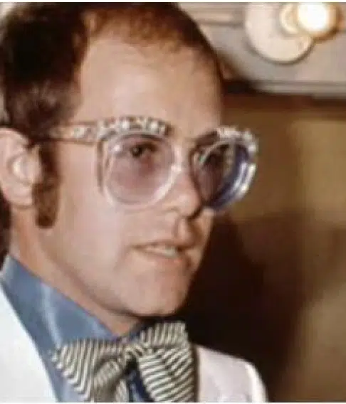 Elton John in Cazal eyewear