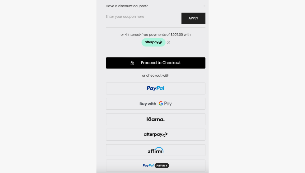 payment options at eyeons.com