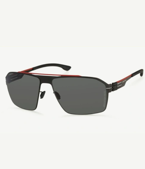 Ic! Berlin AMG 02 Red Bridge-Black Sunglasses Side View