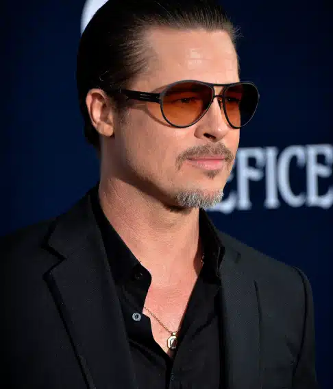 Brad Pitt wearing ic! berlin Bashir shades side view