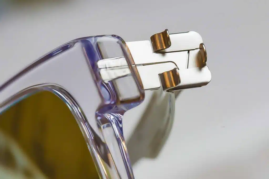 Hinges are eye-catching elements of any pair of ic! berlin glasses