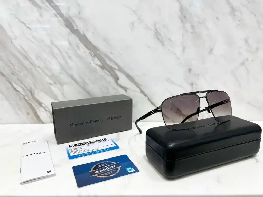 ic! berlin Mercedes-Benz sunglasses with a lens quality certificate