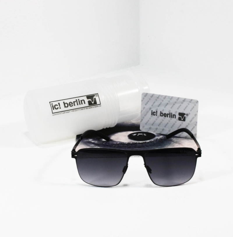 ic! berlin sunglasses with a case and microfiber cloth  