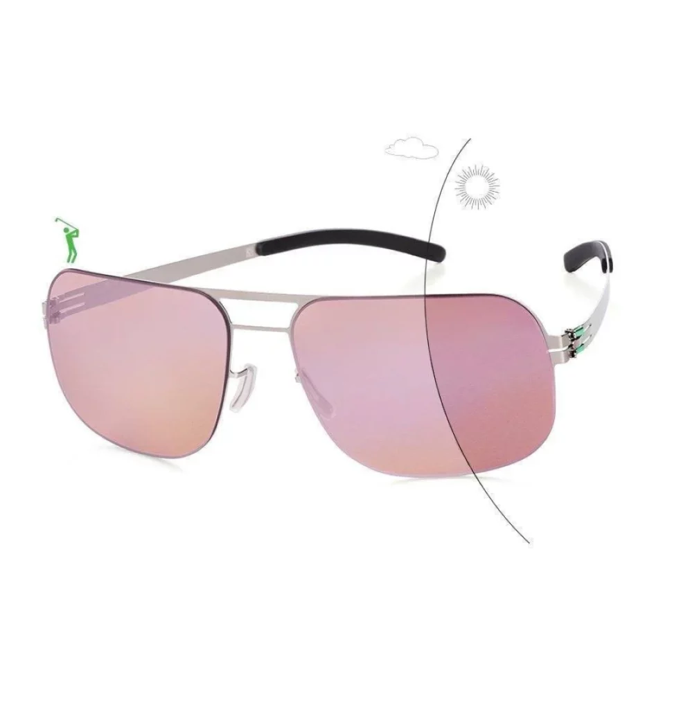 ic! berlin U5 Alex Golf sunglasses with photochromic lenses