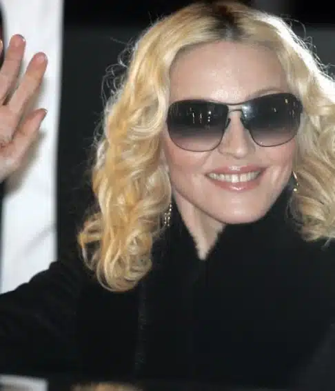 Madonna wearing ic! berlin Ella shades from view