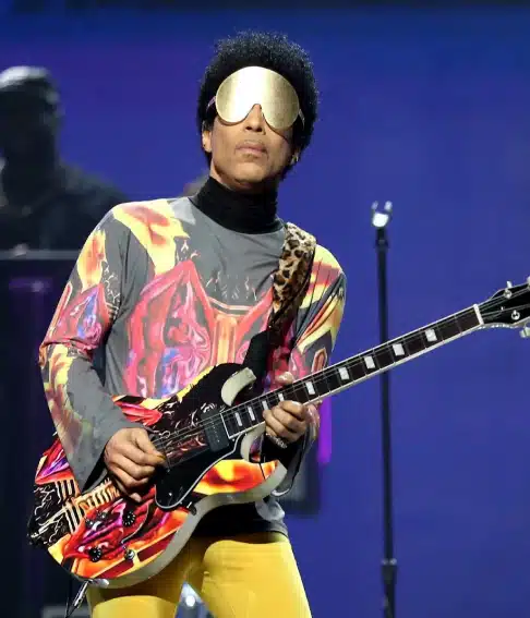 Prince wearing custom ic! berlin glasses