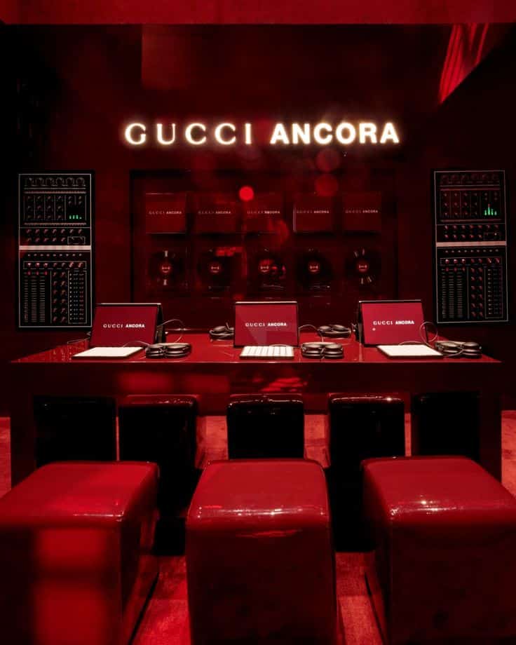 Gucci Ancora lands in China.