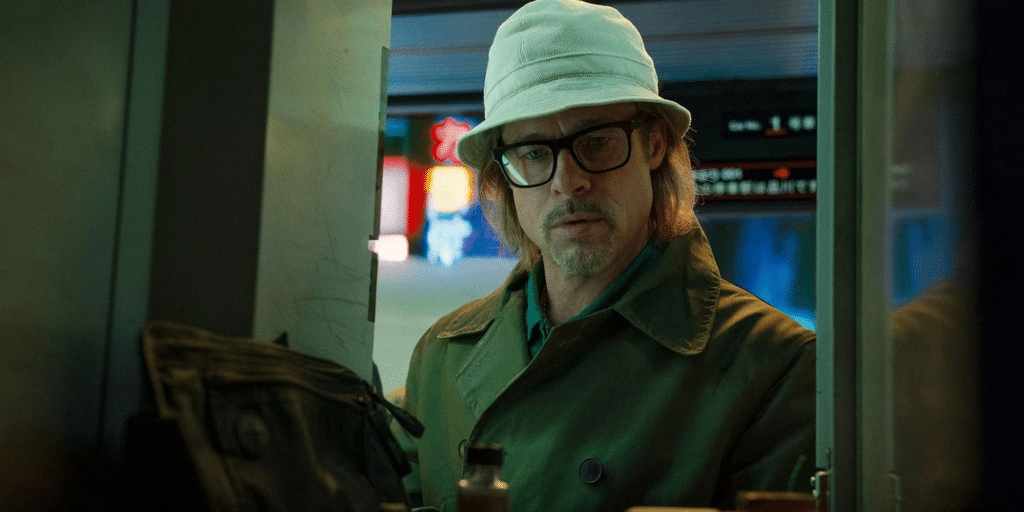 brad pitt in police origins eyeglasses