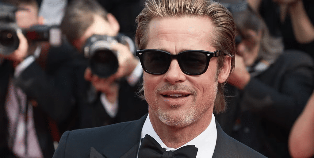 brad pitt is wearing calabar sunglasses