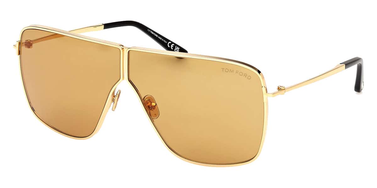 Tom Ford™ FT1159 Huxley 30E 68 - Shiny Deep Gold