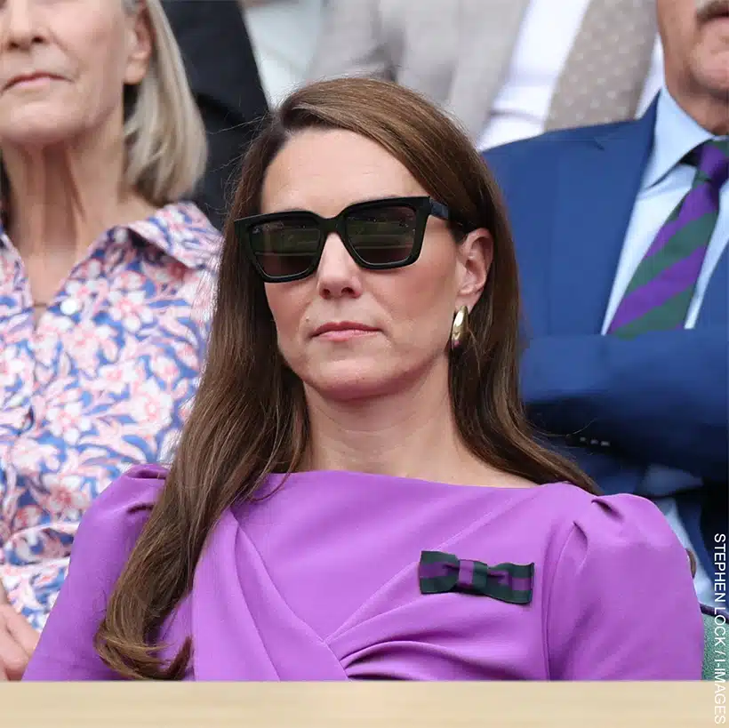 Kate wearing Victoria beckham shades