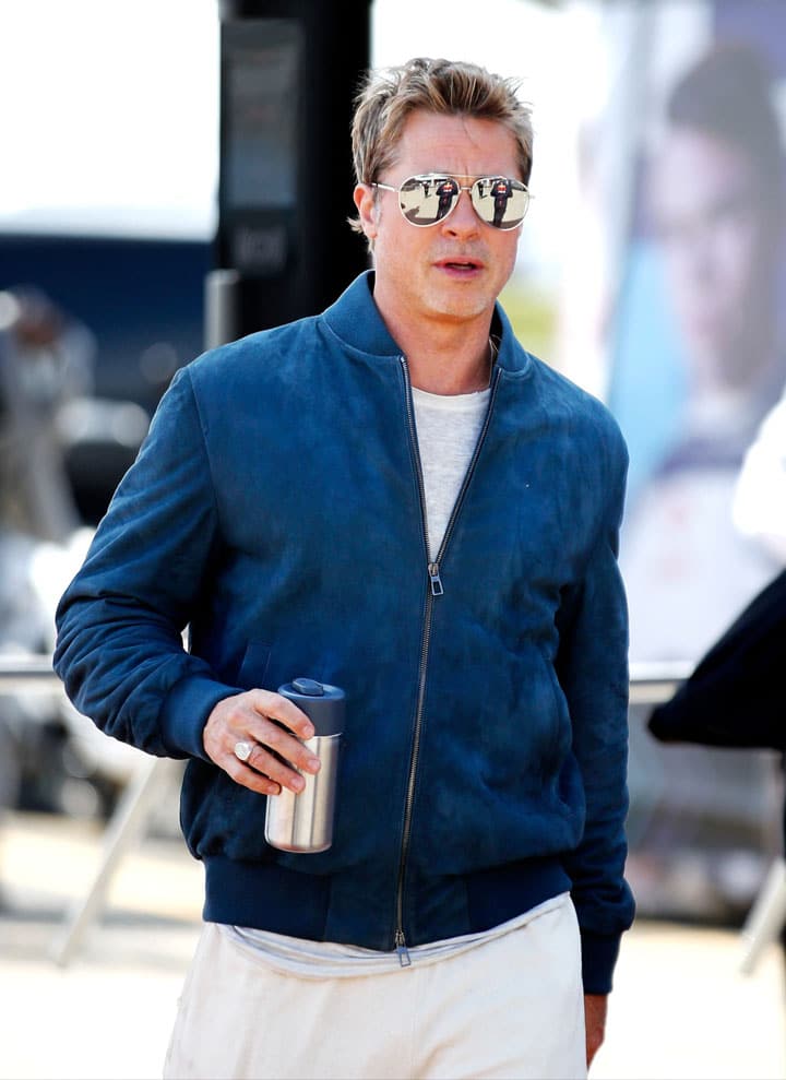 brad pitt sunglasses silverstone