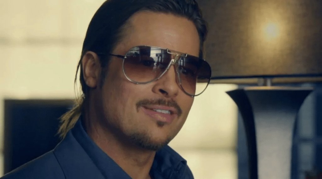 brad pitt cazal glasses