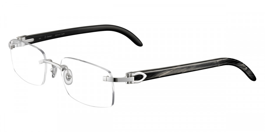 Cartier CT0049O 002 53 - Silver/Black C Décor