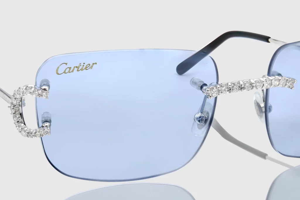 Cartier C Decor diamond glasses