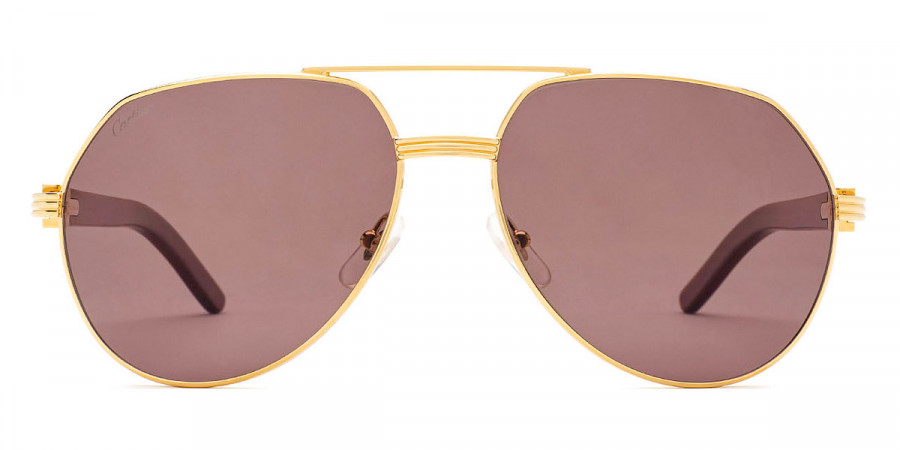 Cartier CT0272S Gold sunglasses for men