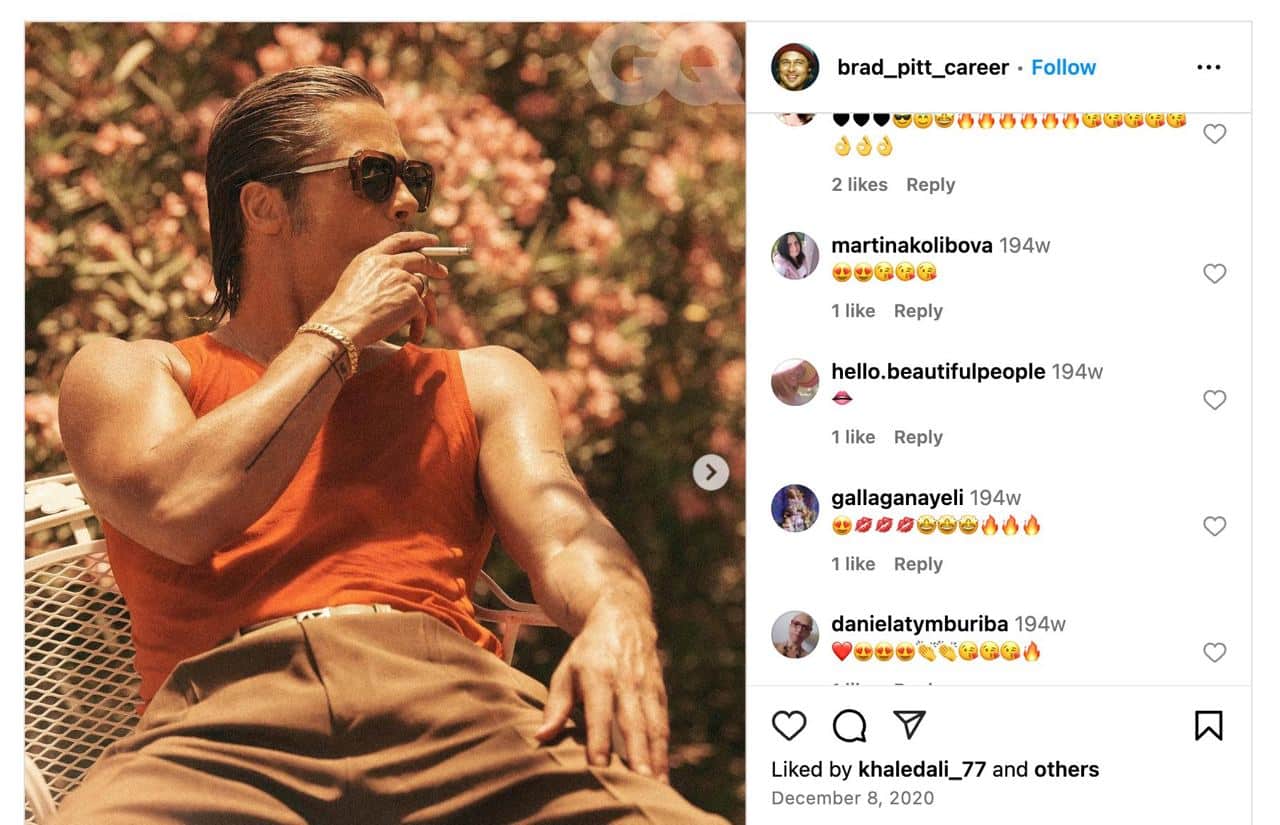 brad pitt taos shades instagram