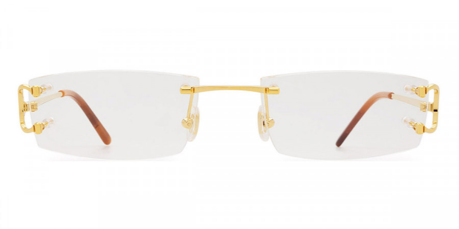 Cartier CT0092O gold eyeglasses