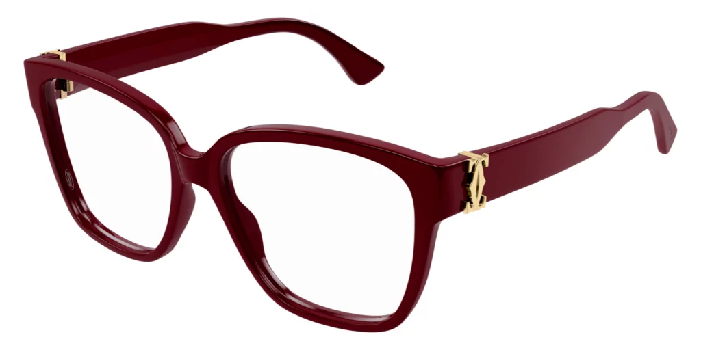 Cartier CT0451O red eyeglasses