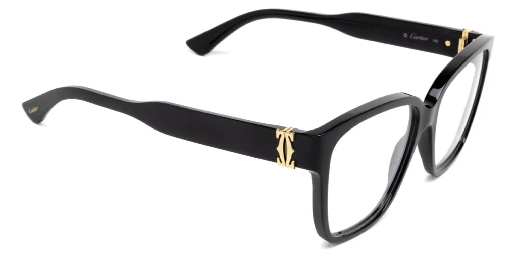 Cartier CT0451O black eyeglasses 