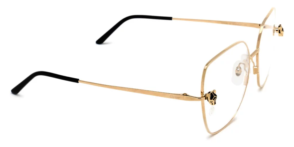 CT0417O Panthère de Cartier gold frames