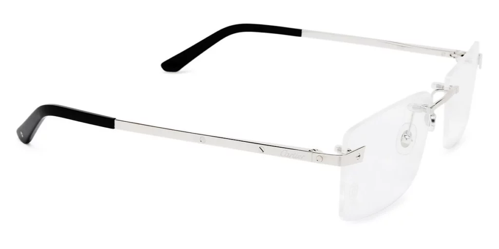 Cartier CT0167O silver eyeglasses