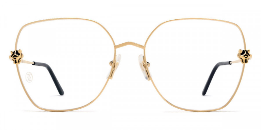 CT0417O Panthère de Cartier gold eyeglasses 