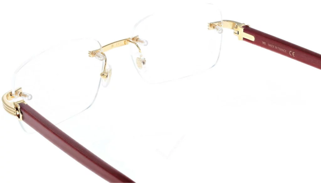 Luxury eyeglasses for women by Cartier