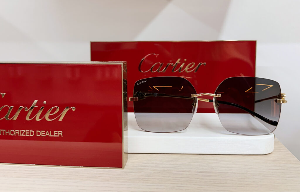 Cartier rimless sunglasses official 