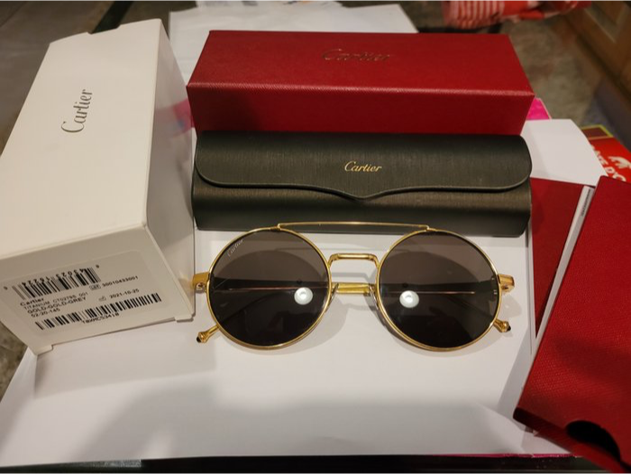 Cartier Pasha sunglasses with a case and original box