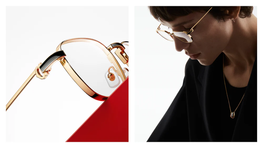 Lightweight Cartier C Decor glasses