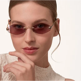  Cartier rimless sunglasses