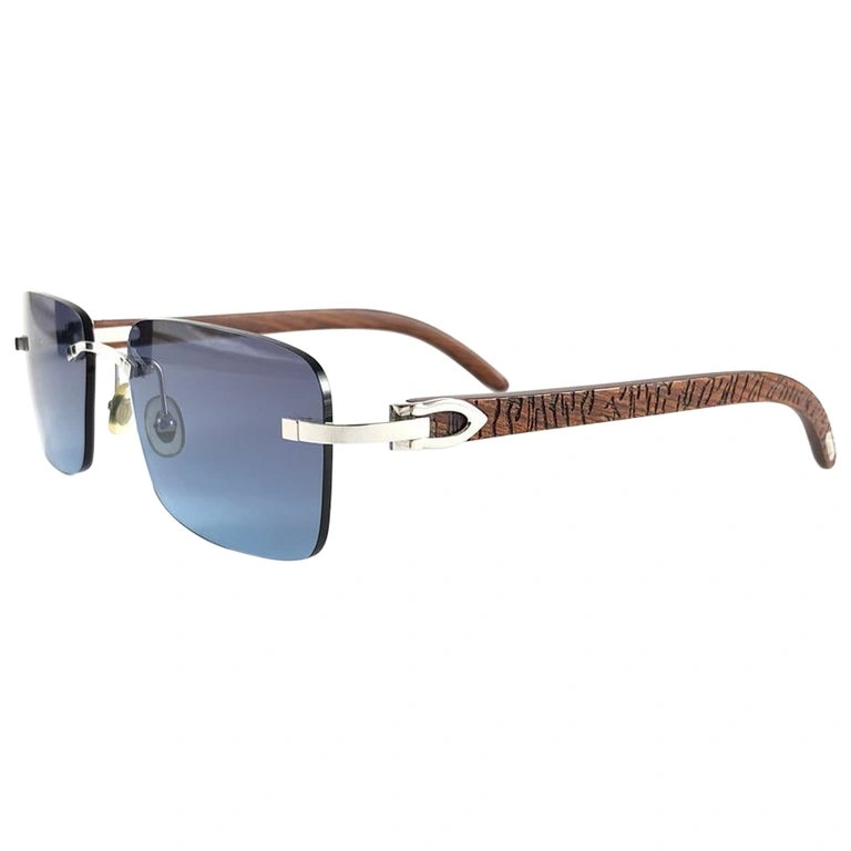 Wood tip cartier glasses sale