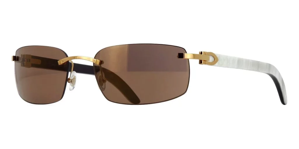 Cartier white buffalo horn sunglasses