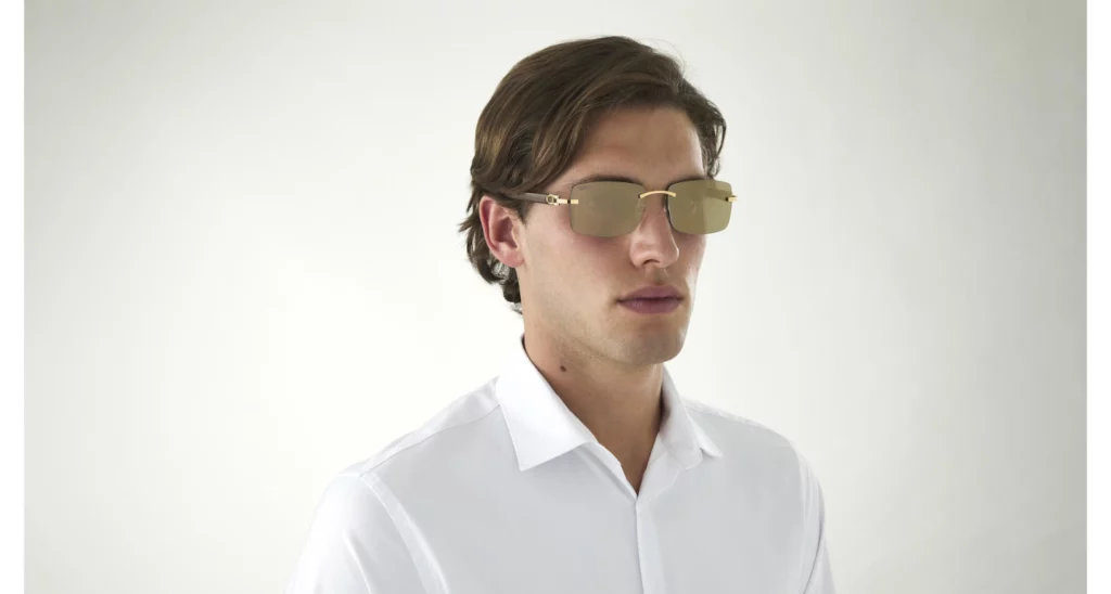 Signature C de Cartier sunglasses on model