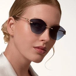 Panthère de Cartier sunglasses on women 2