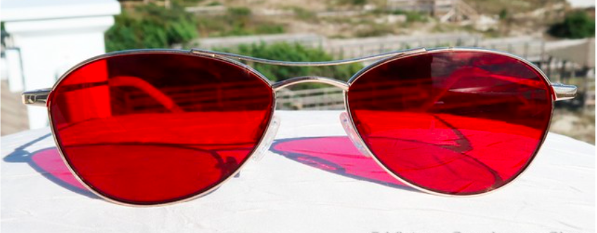 red shades oliver peoples