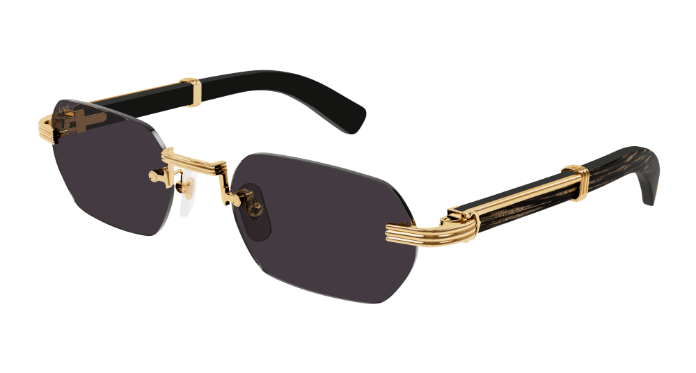 Premiere de Cartier buffalo horn sunglasses