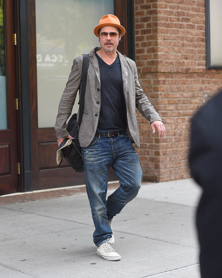 brad pitt wears prada shades