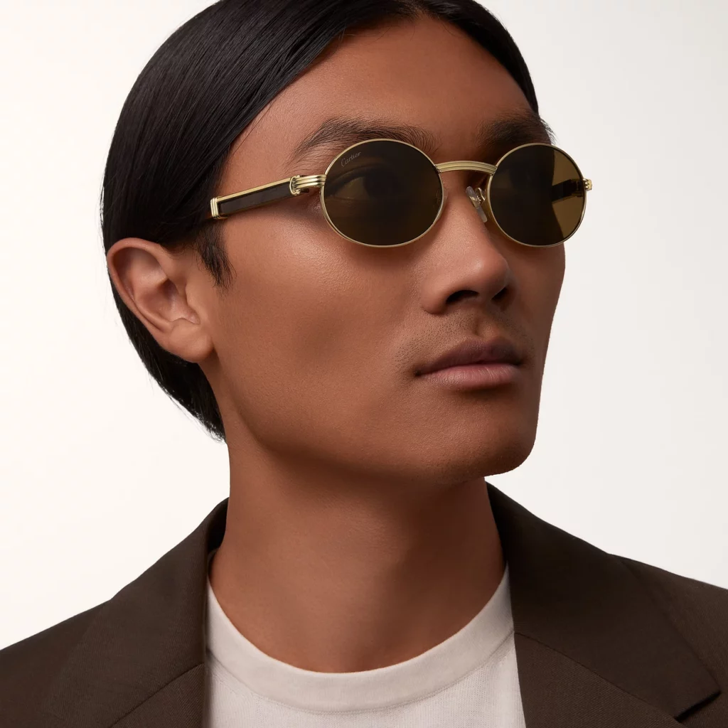 Cartier original wood sunglasses