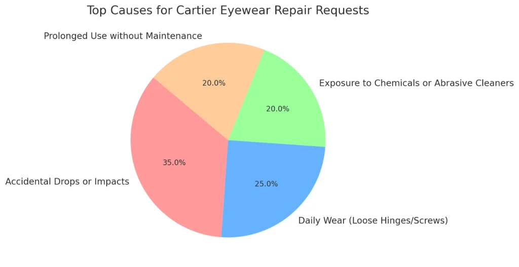 Top Causes for Cartier Eyewear Repair Requests