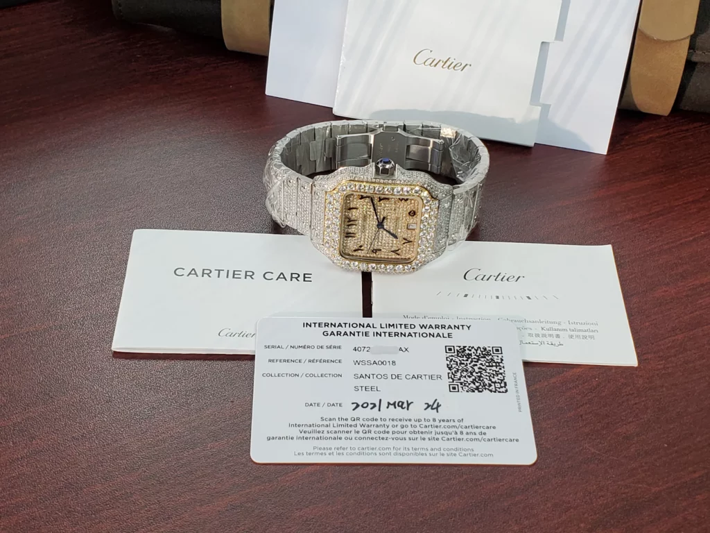 Cartier Santos luxury wristwatches