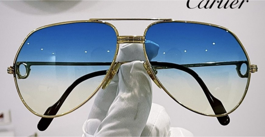 Cartier vintage aviator sunglasses