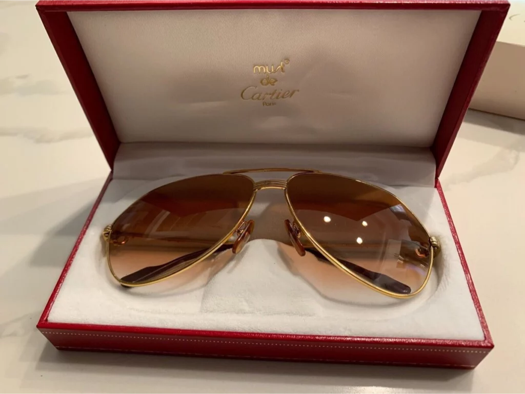 Vintage Must de Cartier aviators