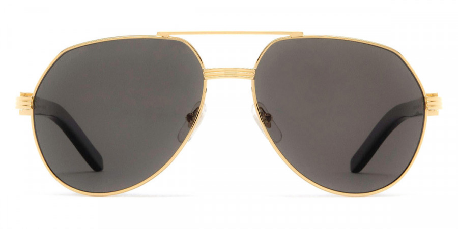 Cartier CT0272S 001 60 sunglasses in Gold/Black colour