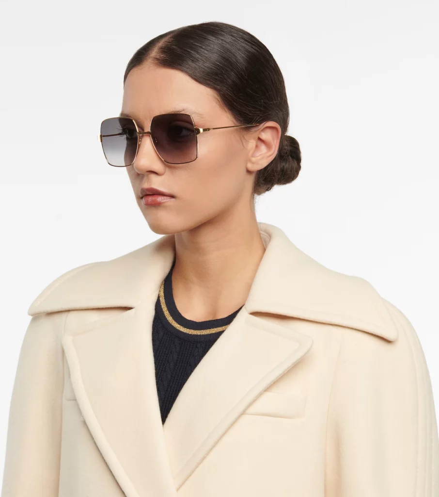 Santos de Cartier shades on women model